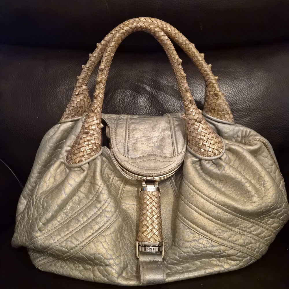 Fendi Gold Spy Bag